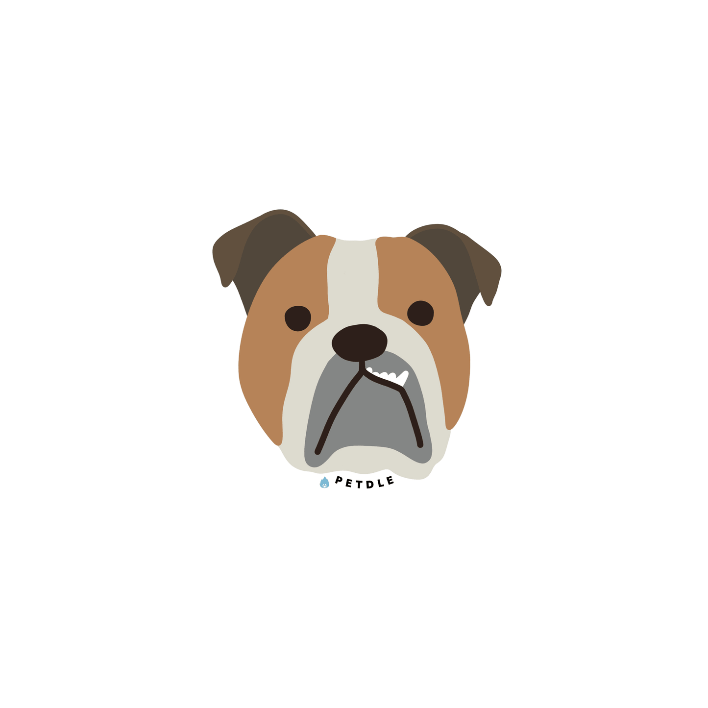 Bulldog | STICKER - Petdle