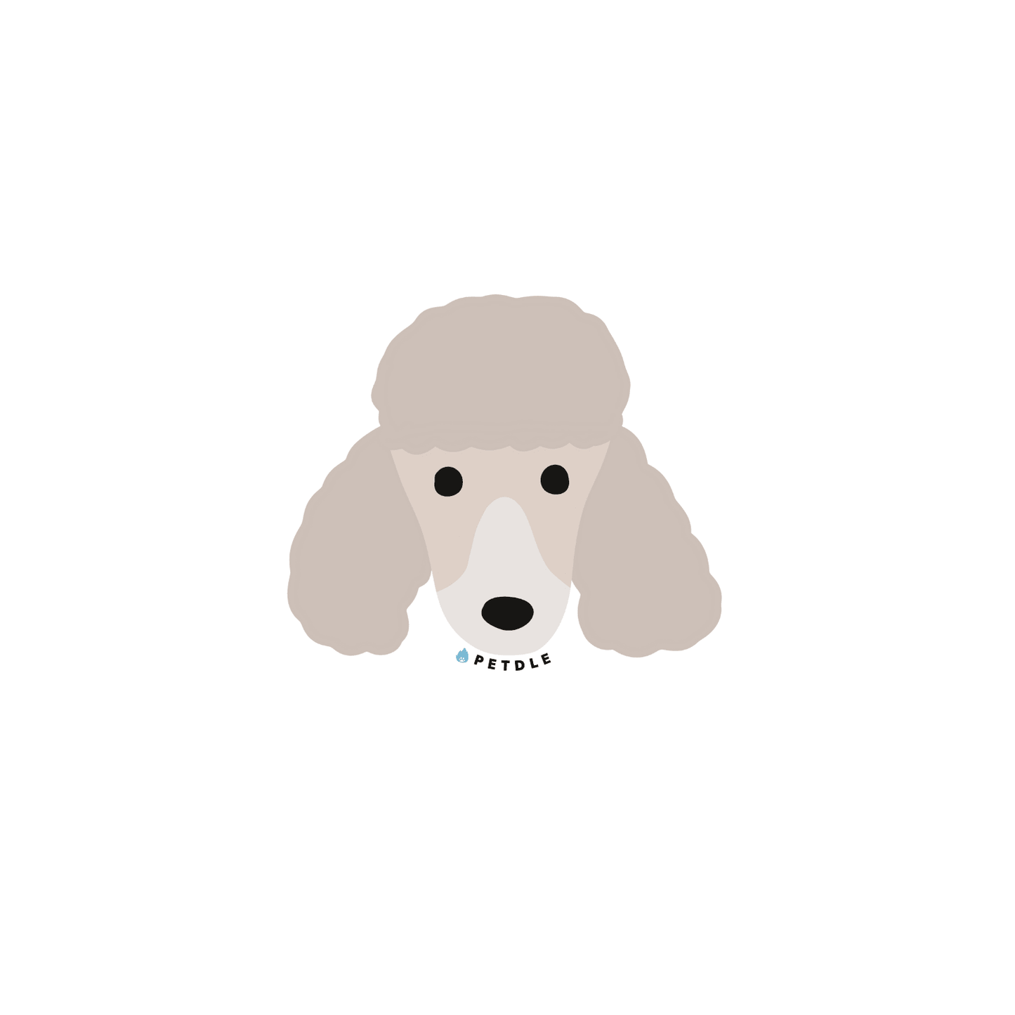 Trimmed Giant Poodles | STICKER - Petdle