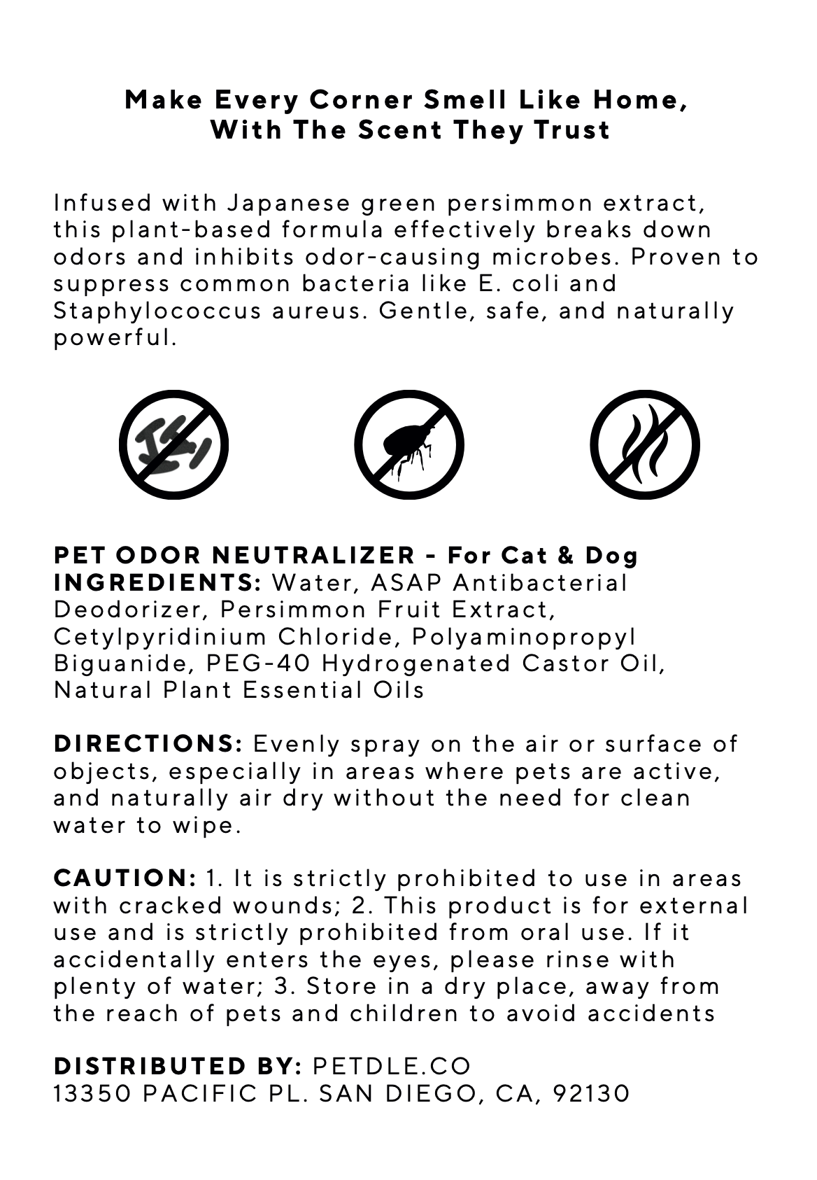 Pet Odor Neutralizer Pouch Cat&Dog